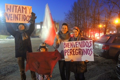 Rodzeństwo i rodzice przygotowali młodym pielgrzymom ŚDM żywiołowe powitanie!