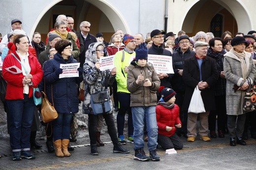 Protest w obronie gliwickiej kardiologii