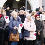 Protest w obronie gliwickiej kardiologii