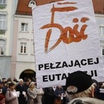 Protest w obronie gliwickiej kardiologii