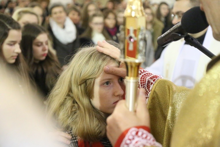 Bierzmowanie u MB Anielskiej w Dębicy