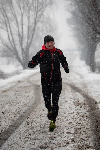 Trening przed "Biegiem do Pustego Grobu" w Nowej Soli