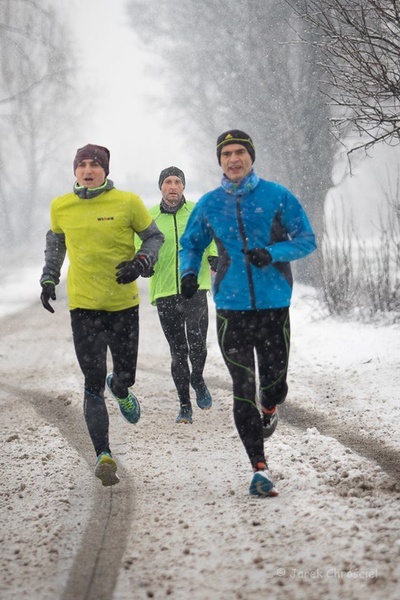 Trening przed "Biegiem do Pustego Grobu" w Nowej Soli