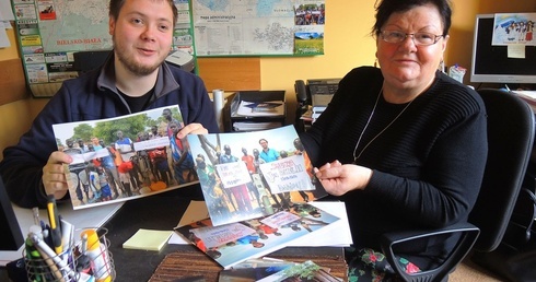 Maria Froncz i Jan Zacharejko zaangażowani w "Makulatury na misje - akcja Peru"