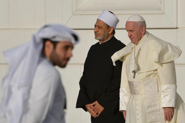 Papież Franciszek i Ahmed al-Tayeb WIelki Imam Al-Azhar