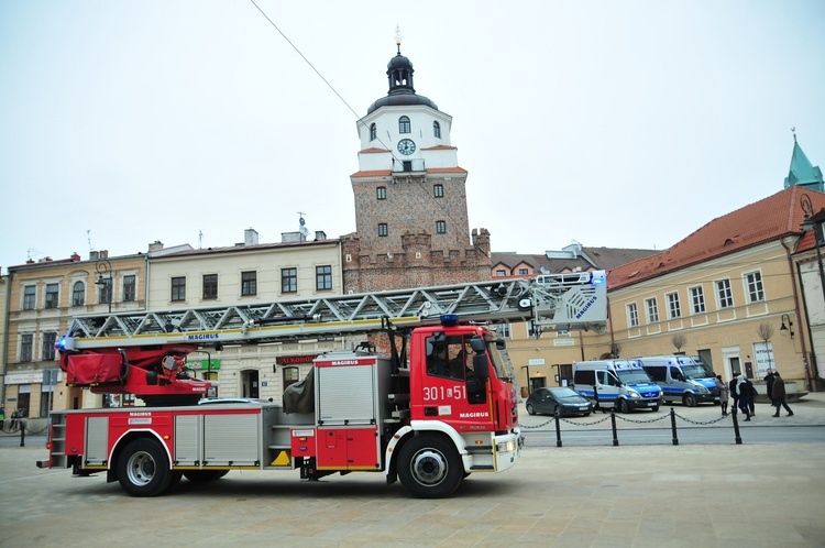 Alarm bombowy w centrum Lublina