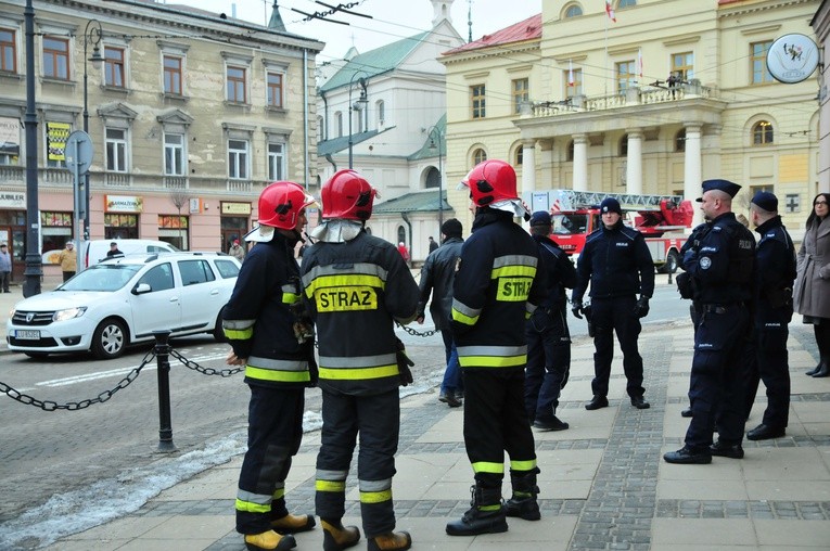 Alarm bombowy w centrum Lublina