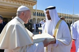 Papież i szejk Mohammed bin Zayed Al Nahyan