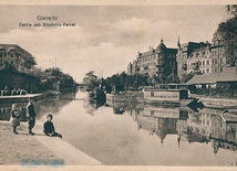 ▲	Stary port na kanale w Gliwicach, 1905 r. 