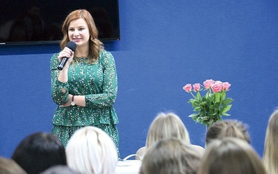 ▲	Do zaakceptowania siebie zachęcała Anna Matuszewska.