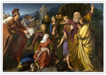 Wojciech Stattler "Machabeusze", olej na płótnie, 1842, Muzeum Narodowe, Kraków