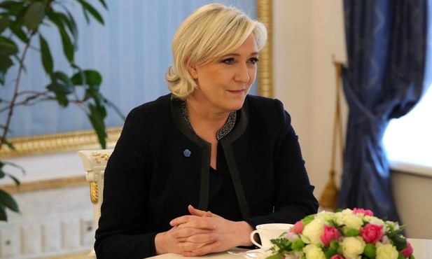 Marine Le Pen podczas spotkania z Władimirem Putinem w marcu 2017 r.