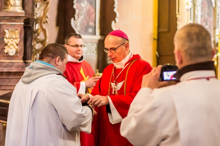 Remont u franciszkanów w Barczewie