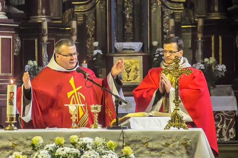 Remont u franciszkanów w Barczewie