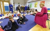 Agata Kornhauser-Duda u przedszkolaków w Wilamowicach