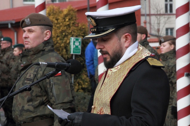 Przysięga żołnierzy 7 Pomorskiej Brygady OT