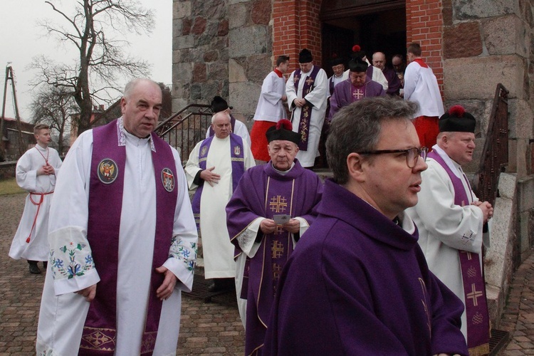 Uroczystości pogrzebowe ks. prał. Franciszka Cybuli