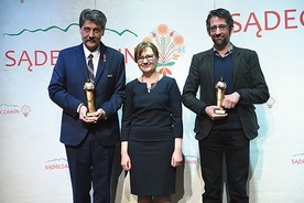Od lewej: Jerzy Giza, Mariola Berdychowska i Marek S. Przybyła.