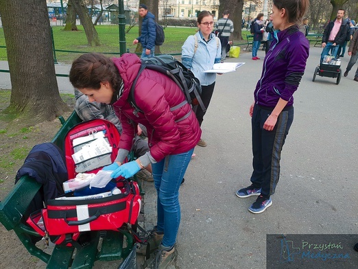 Wolontariuszy PM można spotkać na Plantach w każdą środę i niedzielę miesiąca.