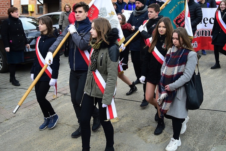 Marsz Pamięci Żołnierzy Niezłomnych w Ostródzie