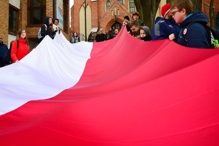 Marsz Pamięci Żołnierzy Niezłomnych w Ostródzie