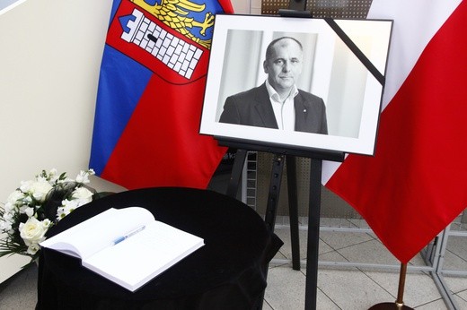 Pożegnanie prezydenta Gliwic Piotra Wieczorka