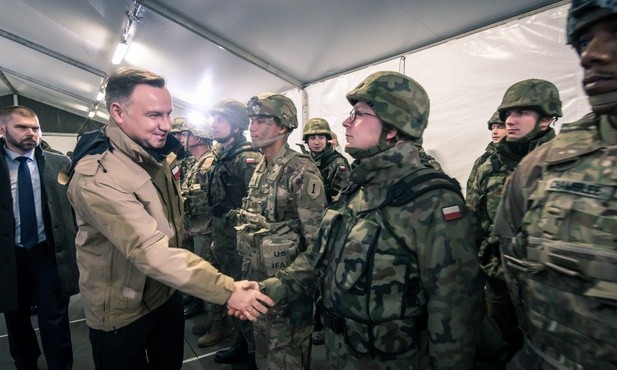 20-lecie Polski w NATO. Prezydent Andrzej Duda w Żaganiu