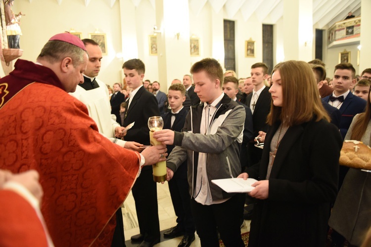 Bierzmowanie u św. Jana Nepomucena w Bochni