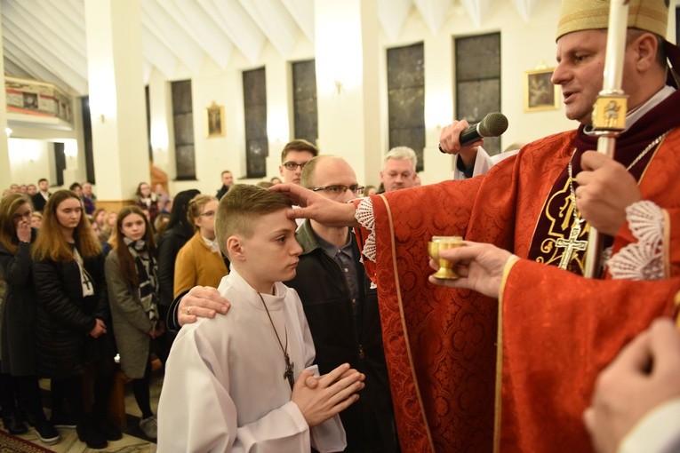 Bierzmowanie u św. Jana Nepomucena w Bochni