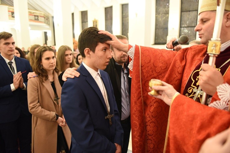 Bierzmowanie u św. Jana Nepomucena w Bochni