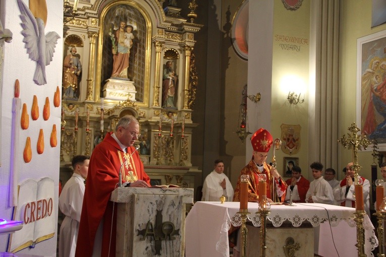 Bierzmowanie w Luszowicach