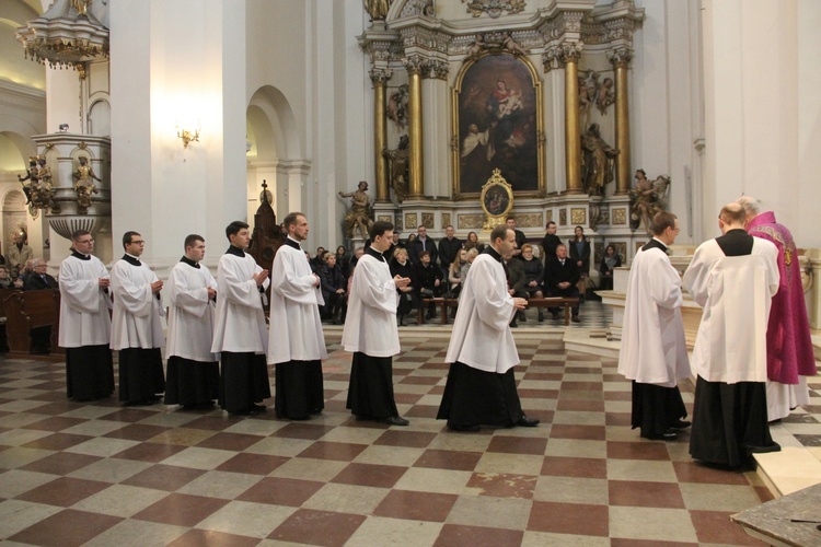 Obłóczyny w seminarium