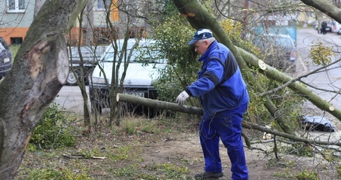 Wichura szalała nocą i wyrządzała szkody