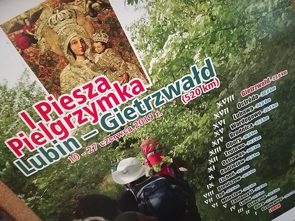 Na Jasną Górę legniccy diecezjanie muszą przemierzyć  ok. 250 km. Do miejsca objawień Maryi – dwa razy więcej.