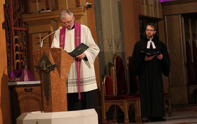 Nabożeństwo ekumeniczne licealistów z "Reja" w Bielsku-Białej