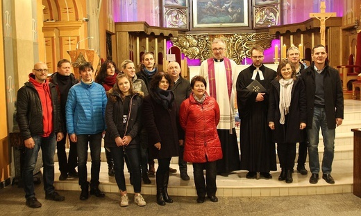 Nabożeństwo ekumeniczne licealistów z "Reja" w Bielsku-Białej