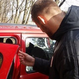 Piłkarze Piasta Gliwice z policjantami patrolują drogi