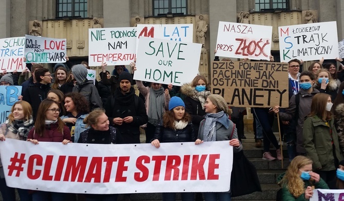 Katowice: Młodzieżowy Strajk Klimatyczny [ZDJĘCIA]