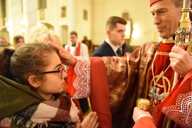 Bierzmowanie w kościele NSPJ w Tarnowie
