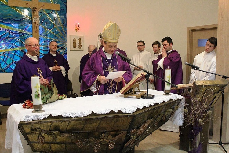 Poświęcenie kaplicy św. Józefa w ośrodku "Nadzieja"