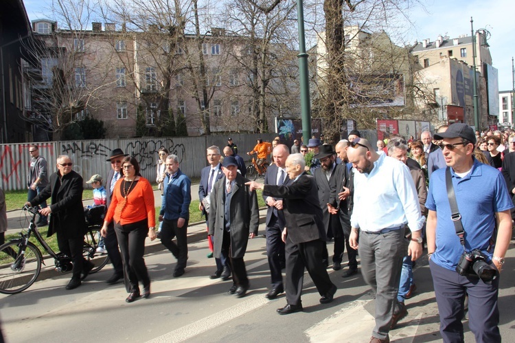 Marsz Pamięci w 76. rocznicę likwidacji getta w Krakowie