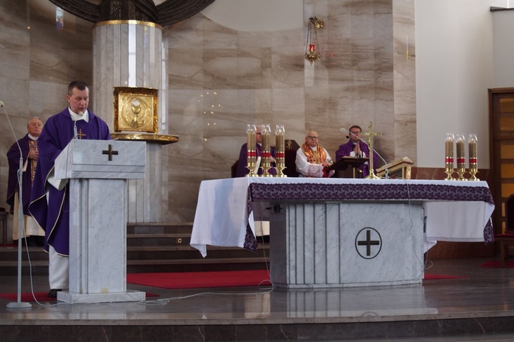 Abp Jean-Clément Jeanbart w parafii św. Brata Alberta