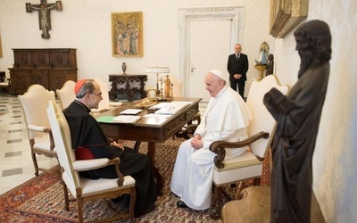 Kardynał Barbarin u Papieża
