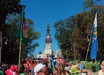 Zeszłoroczne wejście do Częstochowy.