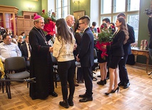 	Podziękowania dla patronów honorowych konkursu.