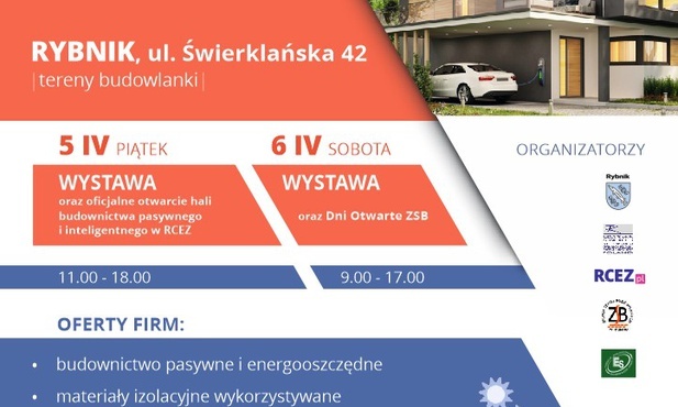 Targi "Dom OZE" - wystawa budownictwa pasywnego i energii odnawialnej, Rybnik, 5-6 kwietnia