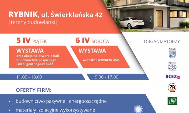 Targi "Dom OZE" - wystawa budownictwa pasywnego i energii odnawialnej, Rybnik, 5-6 kwietnia