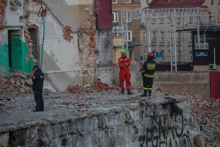 Katastrofa budowlana w Wałbrzychu.