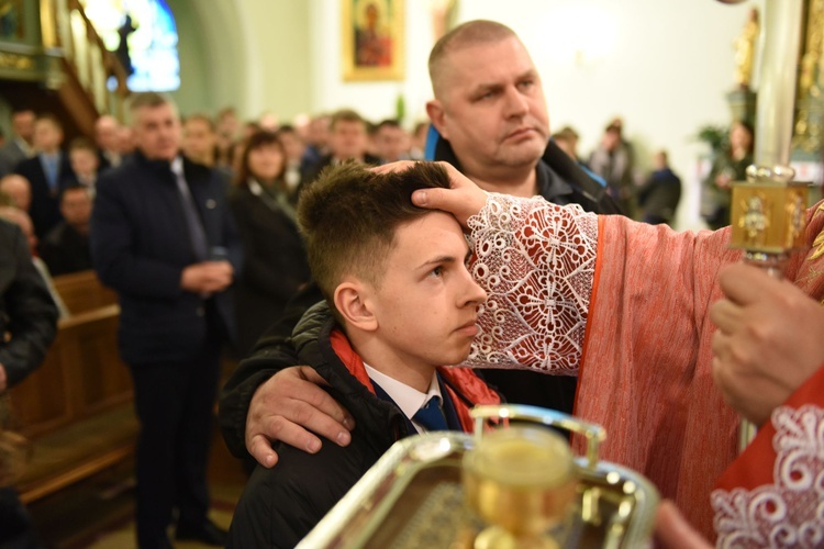 Bierzmowanie w Pleśnej