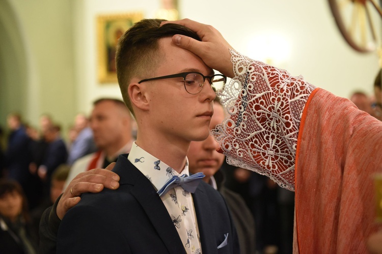 Bierzmowanie w Pleśnej